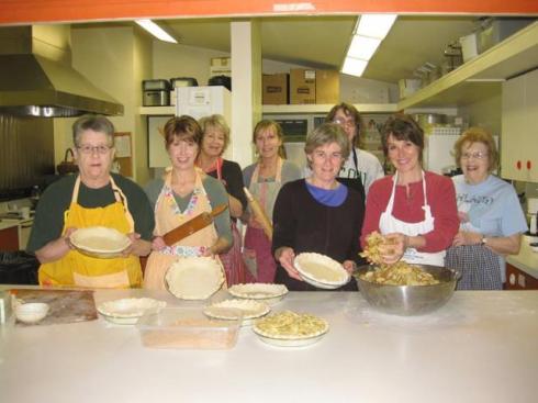 Pie Baking for the Food Bank