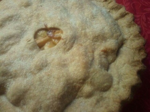 Closeup of Sargent pie